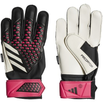 adidas Predator Match Fs Gk Glove Jr - Black/White/Shock Pink Equipment Size 8 Black/White/Team Shock Pink - Third Coast Soccer