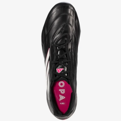 adidas Copa Pure.1 FG - Black/White/Shock Pink Men's Footwear Closeout   - Third Coast Soccer