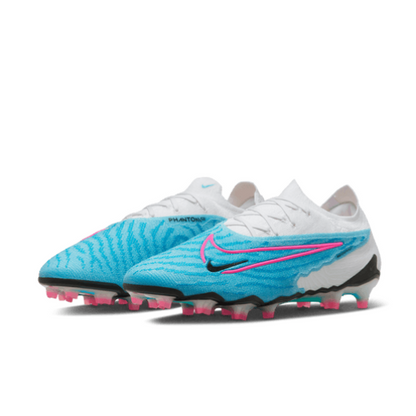 Nike Gripknit Phantom GX Elite FG - Baltic Blue/Pink Blast/White Mens Footwear Baltic Blue/Pink Blast/White Mens 6.5 - Third Coast Soccer