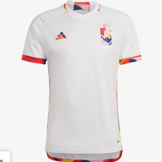 adidas Belgium Away Jersey 2022 International Replica Closeout White Mens Small - Third Coast Soccer