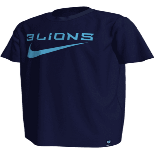 Nike Youth England Swoosh Tee - Blue Void International Replica Blue Void Youth Small - Third Coast Soccer