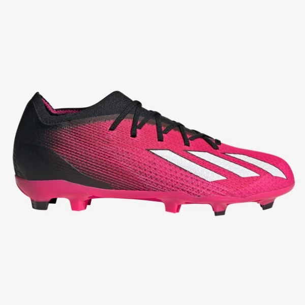 adidas Junior X Speedportal.1 FG - Shock Pink/White/Black Youth Firm Ground   - Third Coast Soccer