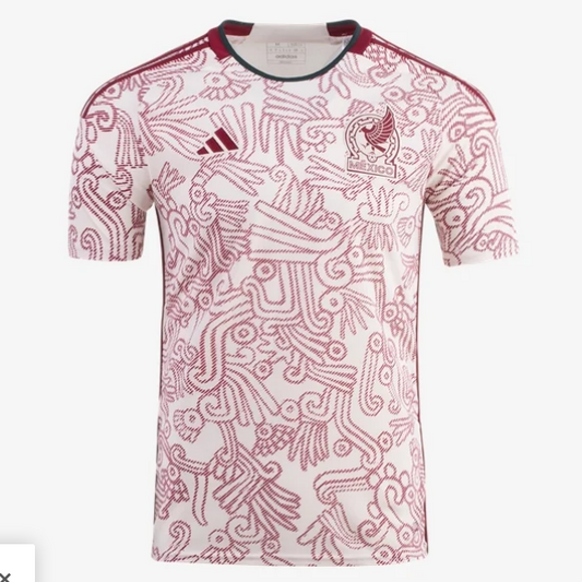 adidas Mexico Away Jersey 2022 International Replica Closeout Wonder White Mens Small - Third Coast Soccer