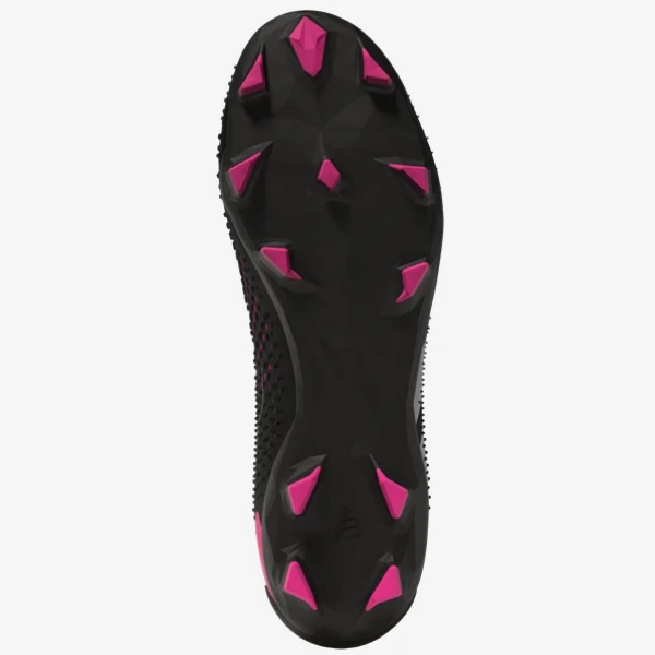 Adidas Predator Accuracy.3 FG - Black/White/Shock Pink Mens Footwear   - Third Coast Soccer
