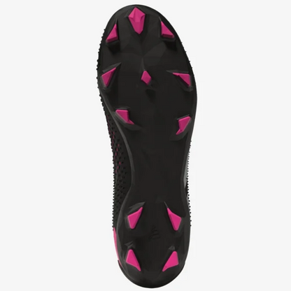 Adidas Predator Accuracy.3 FG - Black/White/Shock Pink Mens Footwear   - Third Coast Soccer