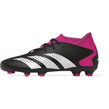 Adidas Jr Predator Accuracy.3 FG - Black/White/Shock Pink Youth Footwear Closeout   - Third Coast Soccer