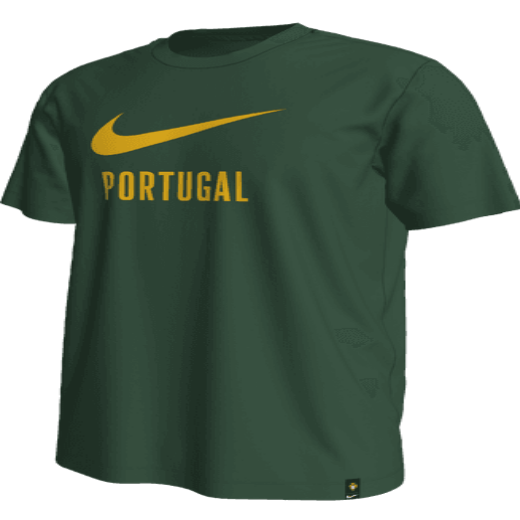 Nike Portugal Swoosh WC22 Tee - Green International Replica Mens Small Gorge Green - Third Coast Soccer