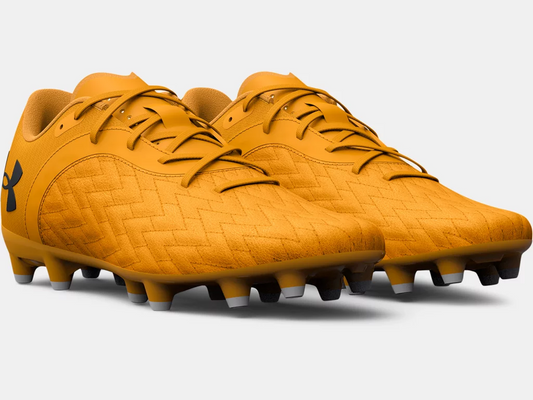 Under Armour Magnetico Select Jr 2.0 FG - Orange Youth Footwear Closeout Youth 1 Orange/Yellow/Blac - Third Coast Soccer
