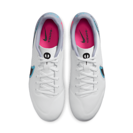 Nike Tiempo Legend 9 Academy FG - White/Black/Baltic Blue Men's Footwear Closeout   - Third Coast Soccer