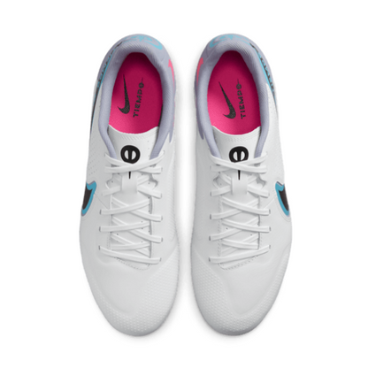 Nike Tiempo Legend 9 Academy FG - White/Black/Baltic Blue Men's Footwear Closeout   - Third Coast Soccer
