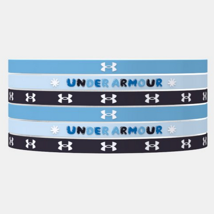 Under Armour Girls Graphic Headband 6-Pack Player Accessories   - Third Coast Soccer