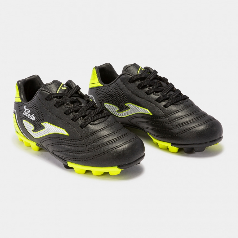 Joma Toledo Jr FG - Black/Yellow Youth Footwear Black/Yellow Infant 7 - Third Coast Soccer
