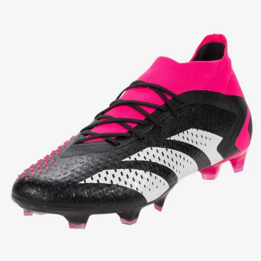 adidas Predator Accuracy.1 FG - Black/White/Shock Pink Mens Footwear Mens 6.5 Black/White/Team Shock Pink - Third Coast Soccer