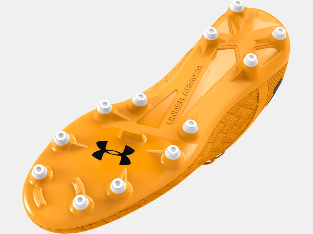 Under Armour Magnetico Select Jr 2.0 FG - Orange Youth Footwear Closeout Youth 1.5 Orange/Yellow/Blac - Third Coast Soccer