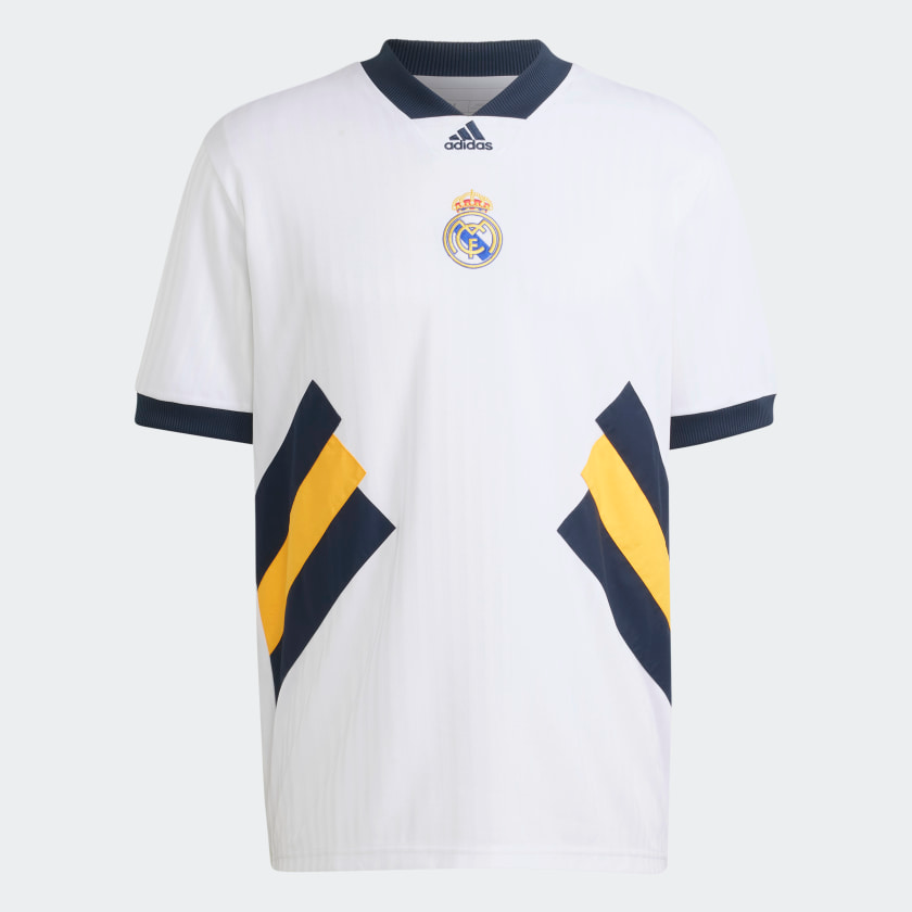 adidas Real Madrid ICon Jersey Club Replica Mens Small White - Third Coast Soccer
