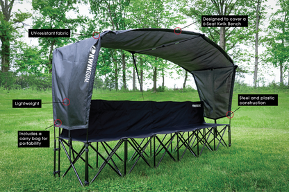Kwikgoal Kwik Bench Shade Field Equipment   - Third Coast Soccer