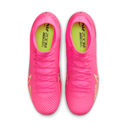 Nike Zoom Mercurial Superfly 9 Academy MG - Pink Blast/Volt Men's Footwear Closeout   - Third Coast Soccer