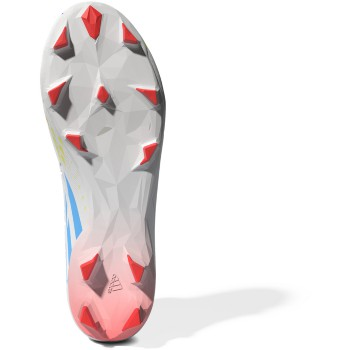 adidas Predator Edge.2 FG - White/Solar Yellow/Power Blue Men's Footwear Closeout   - Third Coast Soccer
