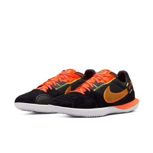 Nike Street Gato - Black/Total Orange/Volt Men's Footwear Closeout   - Third Coast Soccer