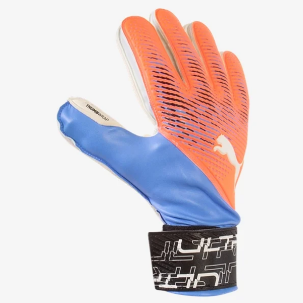 Puma Ultra Protect 3 Goalkeeper Glove - Orange/Blue Gloves Ultra Orange/Blue Glimm Size 11 - Third Coast Soccer