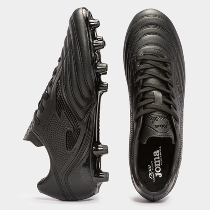 Joma Aguila FG - Black/Black Men's Footwear Closeout - Third Coast Soccer