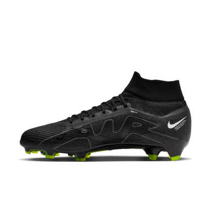 Nike Zoom Mercurial Superfly 9 Pro FG - Black/Smoke Grey/Summit White/Volt Men's Footwear Closeout   - Third Coast Soccer