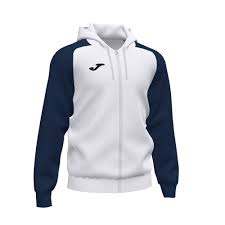 Joma Academy IV Hoodie Jacket Jackets White/Dark Navy Youth Small - Third Coast Soccer