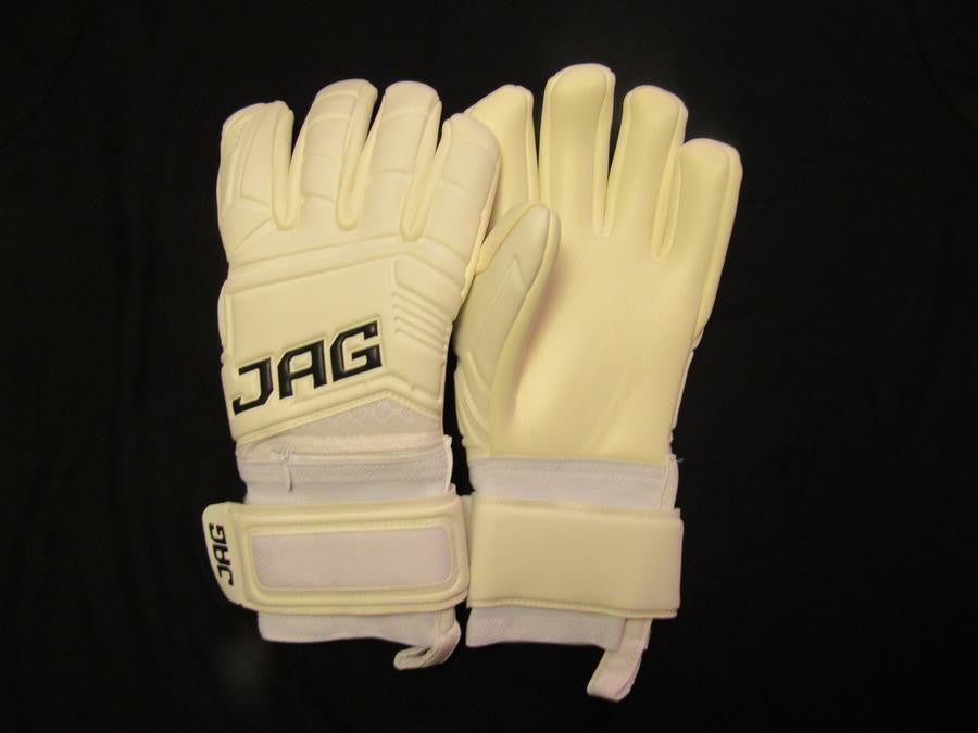 JAG NEGATIVE FS WHITE Gloves Size 11  - Third Coast Soccer