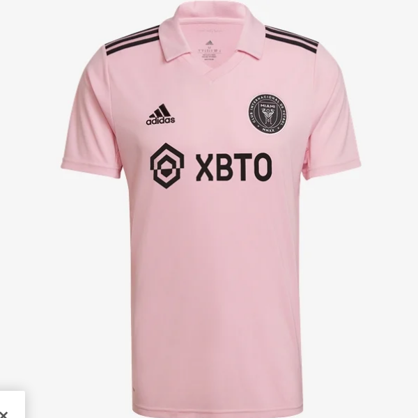 adidas Inter Miami CF Home Jersey 22/23 Club Replica Mens Small True Pink - Third Coast Soccer