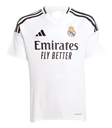 adidas Youth Real Madrid Home Jersey 24/25 Club Replica   - Third Coast Soccer