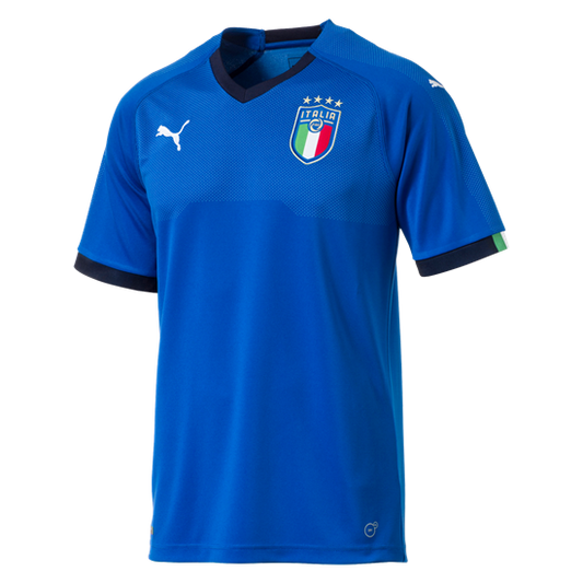 PUMA Italy Home Jersey 2018 International Replica Blue Mens Small - Third Coast Soccer