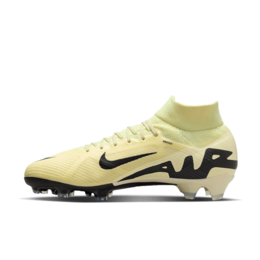 Nike Mercurial Superfly 9 Pro FG - Lemonade/Black Mens Footwear   - Third Coast Soccer