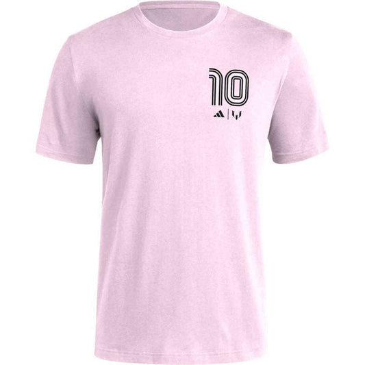 adidas Messi Heritage 10 Tee - Pink Club Replica   - Third Coast Soccer