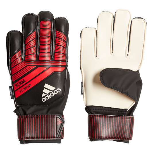 adidas Junior Predator FS Glove - Black/Red/White Gloves Black/Red/White Size 8 - Third Coast Soccer