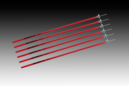 Kwik Goal Coaching Sticks - Red Coaching Accessories Red - Third Coast Soccer