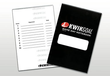 KWIKGOAL Game Day Notebook Coaching Accessories Pack Of 2 10 Games - Third Coast Soccer