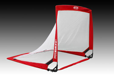 KwikGoal Infinity Squared 4' Weighted Pop-up Soccer Goal Goals Medium Red - Third Coast Soccer