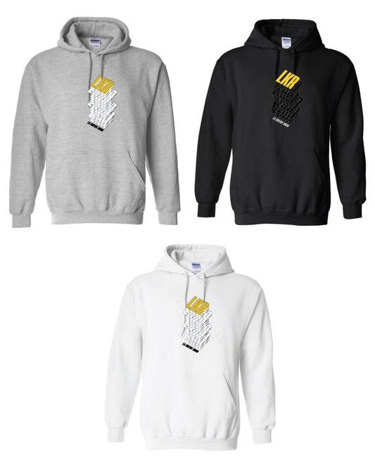 LA Krewe Rush Hoody Stack - Black, Sport Grey or White LA Krewe Rush   - Third Coast Soccer
