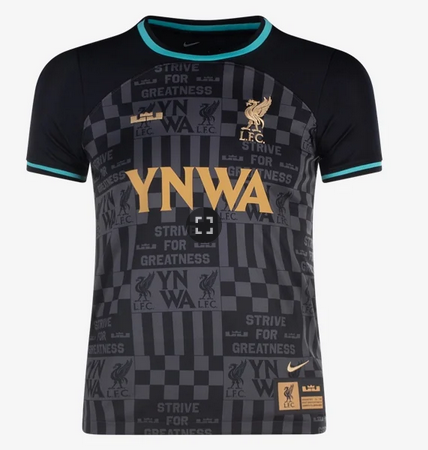 Nike Youth Liverpool X LeBron James Jersey 23/24 Club Replica   - Third Coast Soccer