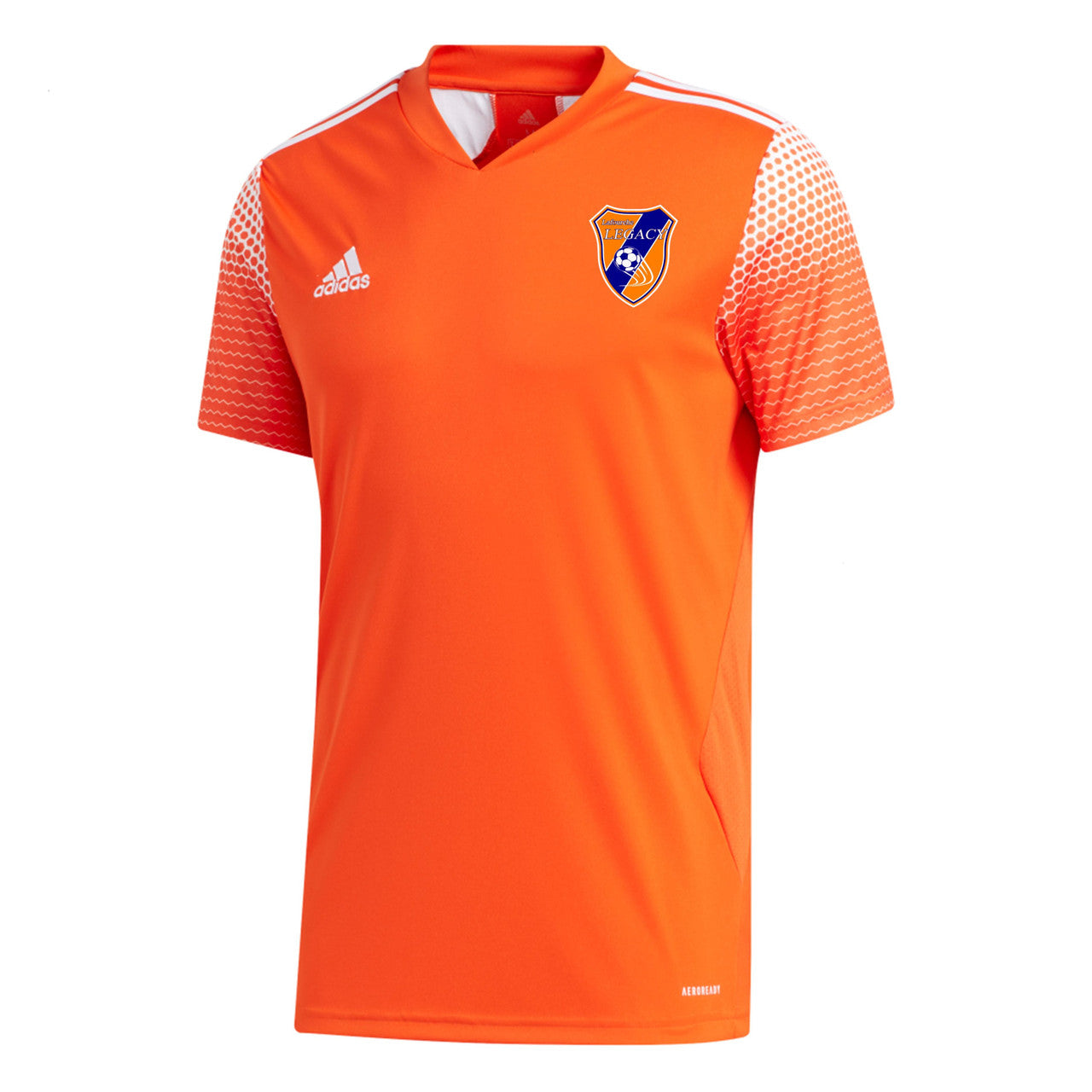 adidas Legacy Regista 20 Men's Jersey - Orange Lafourche Legacy Soccer Mens Small Orange/White - Third Coast Soccer