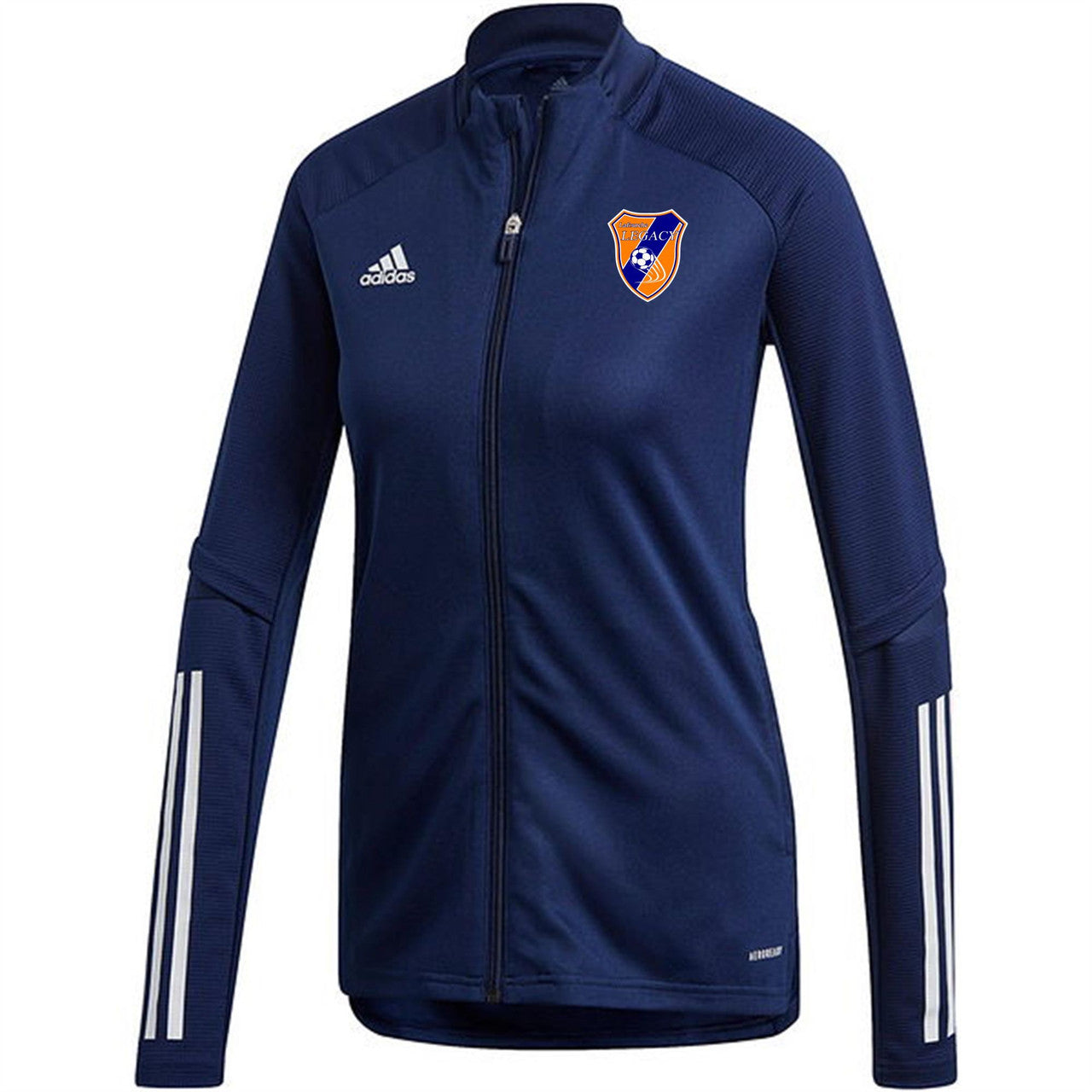 adidas Legacy Women's Condivo 20 Training Jacket - Navy Lafourche Legacy Soccer Womens Extra Small Navy/White - Third Coast Soccer