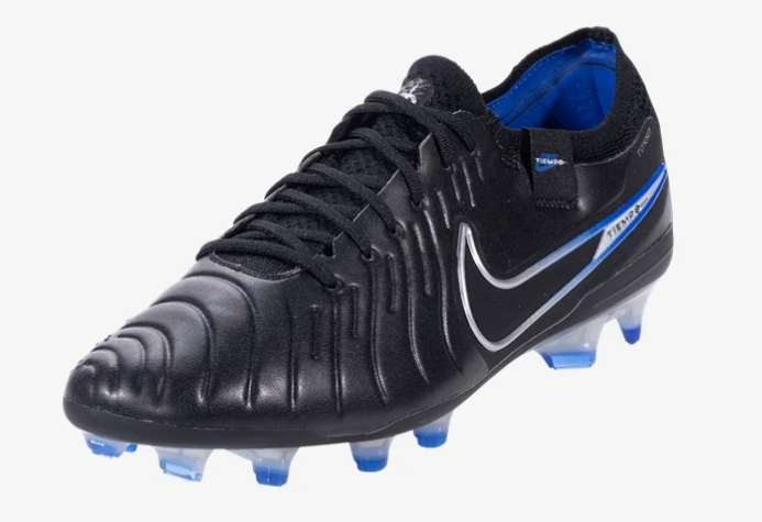 Nike Tiempo Legend 10 Elite FG - Black/Chrome/Hyper Royal Mens Footwear Black/Chrome/Hyper Royal Mens 5.5 - Third Coast Soccer