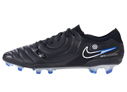 Nike Tiempo Legend 10 Elite FG - Black/Chrome/Hyper Royal Men's Footwear Closeout - Third Coast Soccer