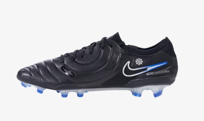 Nike Tiempo Legend 10 Elite FG - Black/Chrome/Hyper Royal Mens Footwear   - Third Coast Soccer