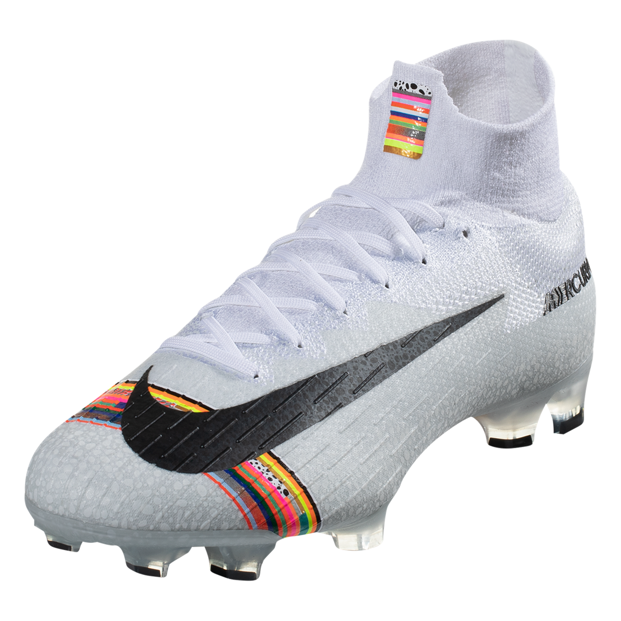Nike Mercurial Superfly VI Elite SE FG - Pure Platinum/White/Black Mens Firm Ground Mens 6.5 Pure Platinum/Black/White - Third Coast Soccer