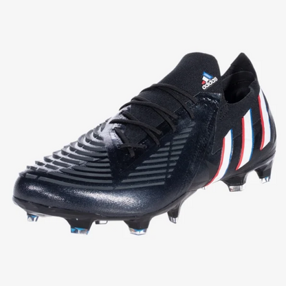 adidas Predator Edge.1 Low Cut FG -  Black/White/Vivid Red Men's Footwear Closeout Black/White/Vivid Red Mens 6.5 - Third Coast Soccer