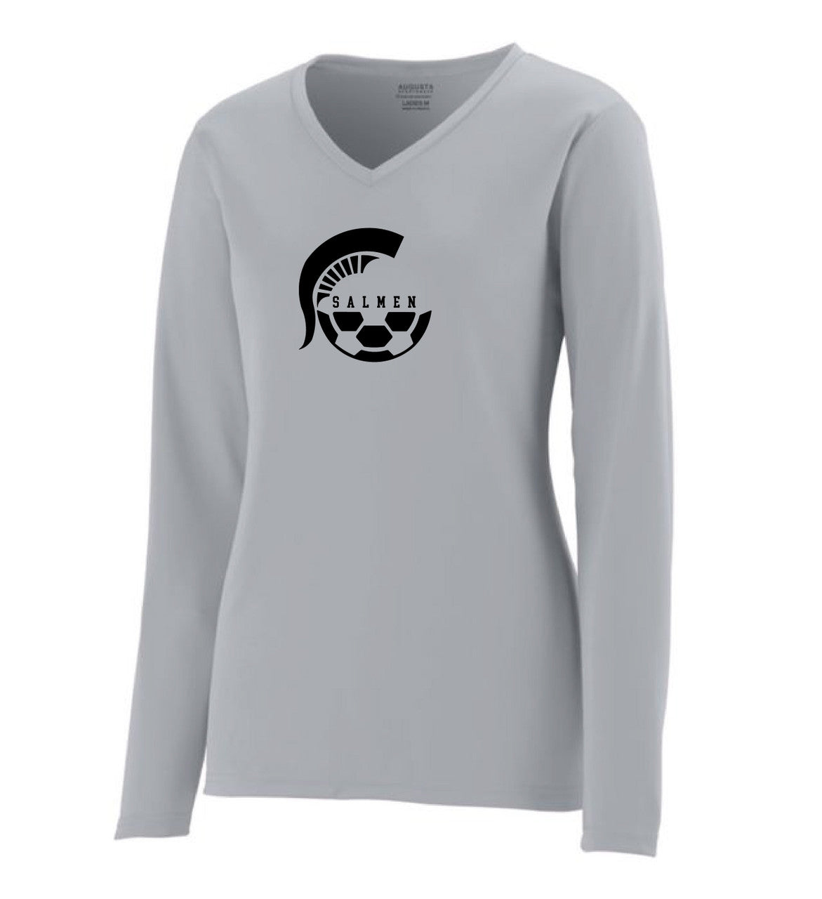 Augusta Salmen Women's LS Practice Jersey - Grey Salmen 23 Womens Small  - Third Coast Soccer