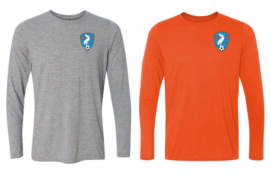 Southside Youth Soccer Long Sleeve T-Shirt SYS Spiritwear Sport Grey Mens Small - Third Coast Soccer