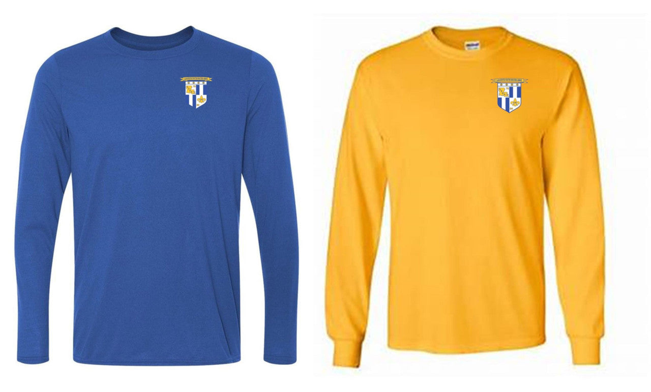LYSA Long Sleeved T-Shirt - Royal or Gold LYSA Spiritwear Royal Womens 2Xlarge - Third Coast Soccer