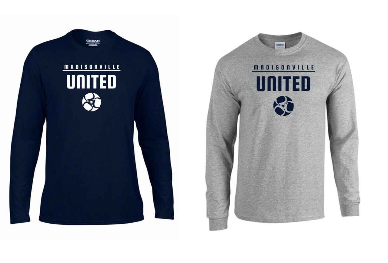 Madisonville United Long-Sleeve T-Shirt Madisonville United Spiritwear   - Third Coast Soccer